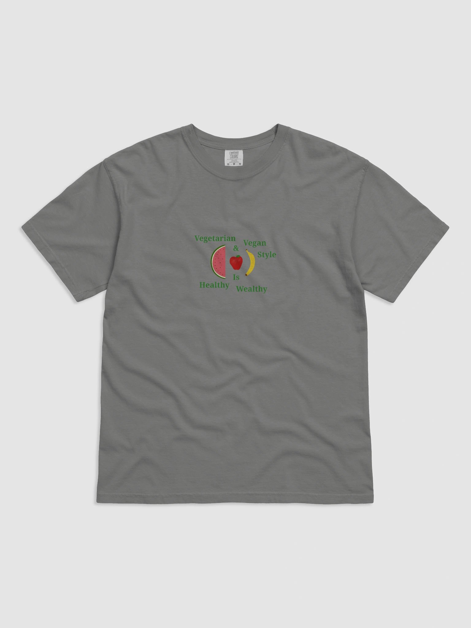 Healthy & Wealthy Vegetarian T-Shirt product image (1)