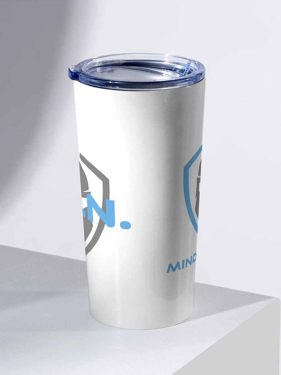 Mind Armor - 20oz Stainless Steel Tumbler - Blue Logo product image (3)