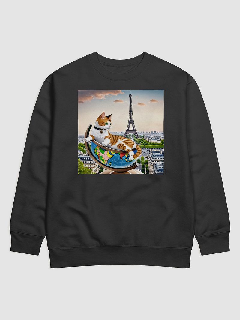 Whimsical Wanderlust Cat Sweatshirt