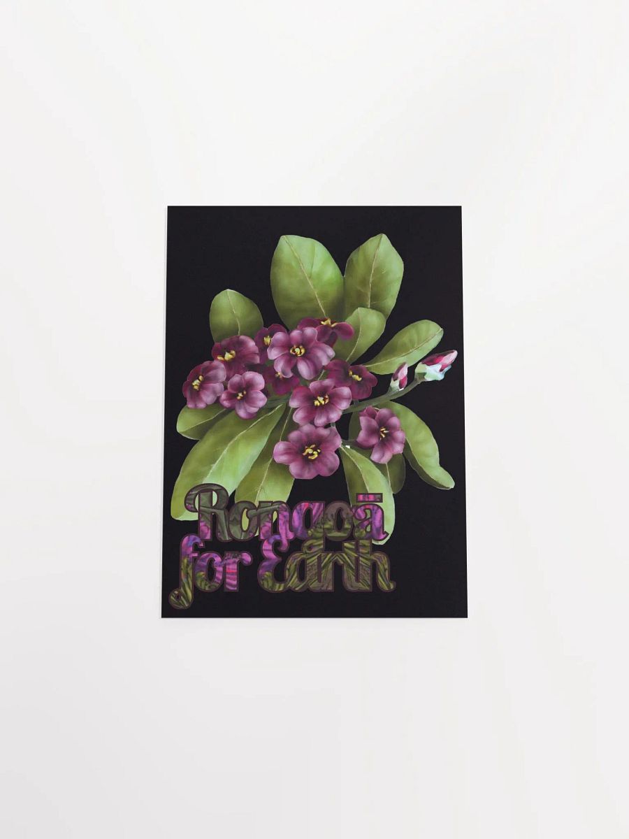 Rongoa for Earth - Karo Flower Wall Print product image (4)