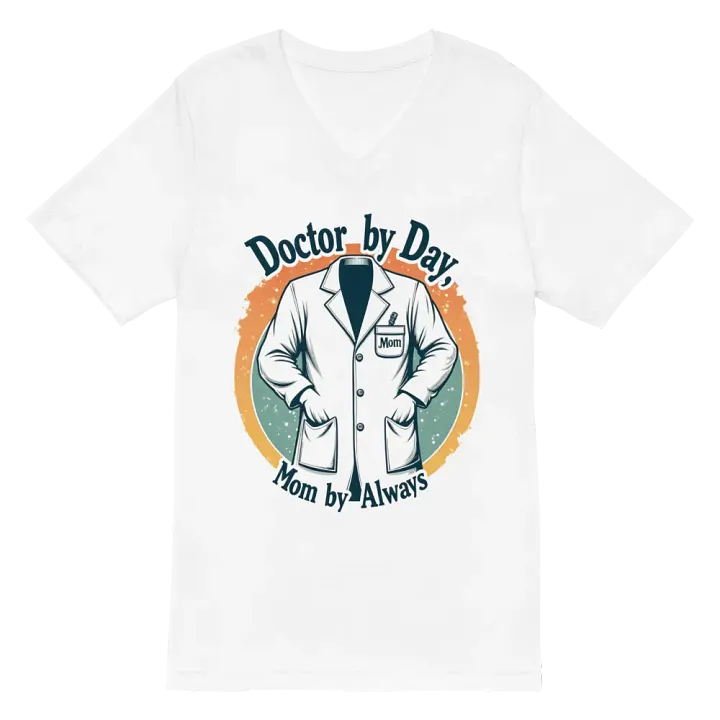 Doctor by Day, Mom by Always v-neck tee product image (2)