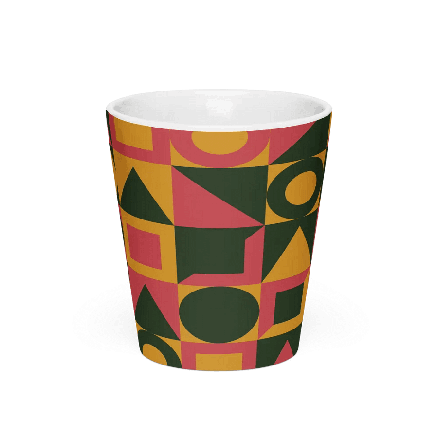 Geometric Elegance Latte Mug product image (3)