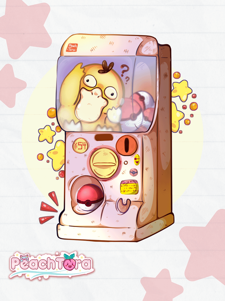Gashapon Psyduck 🦆 (Clear) product image (1)