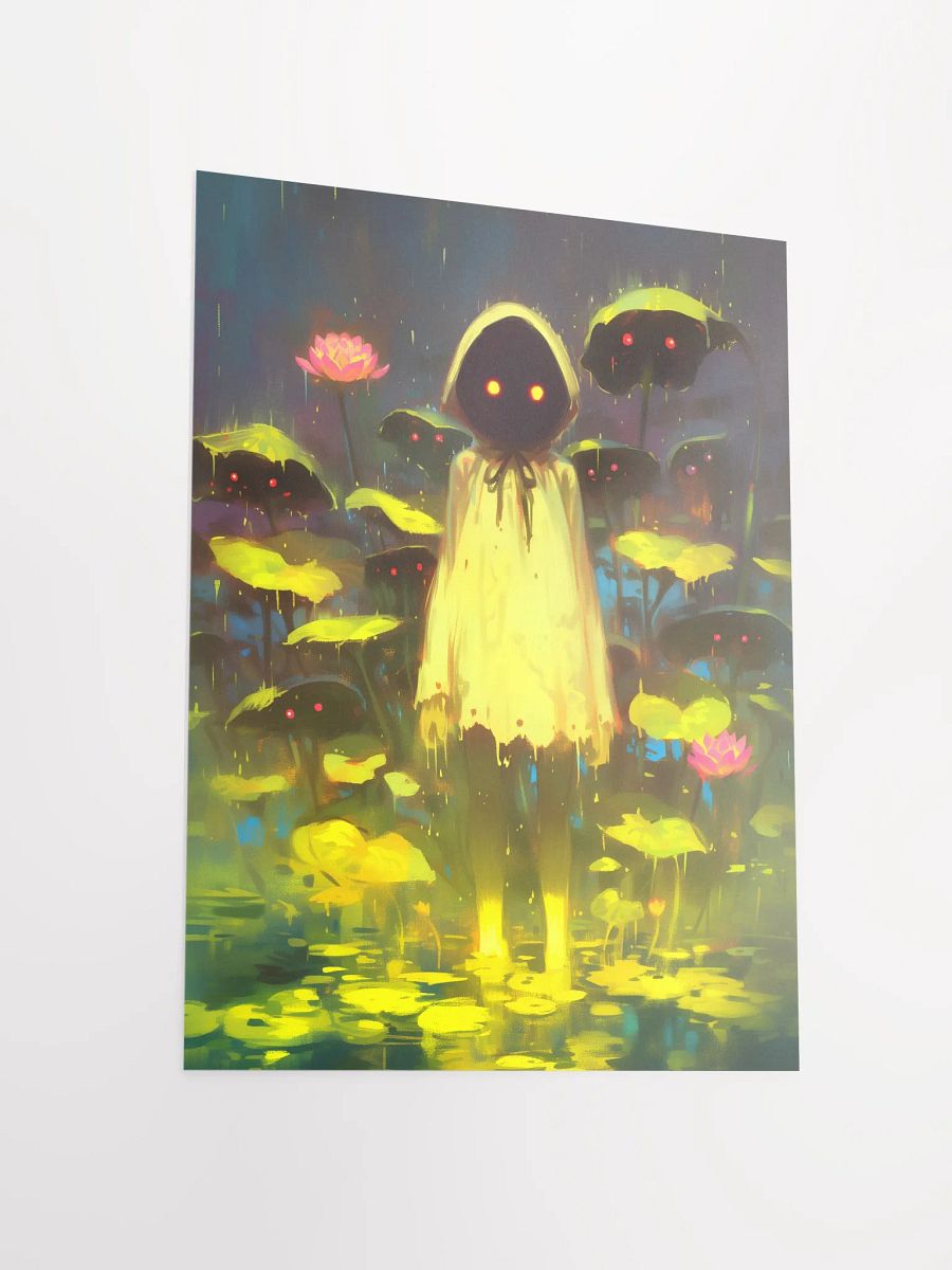 Glowing Eyes in the Rain: Matte Poster Print product image (5)