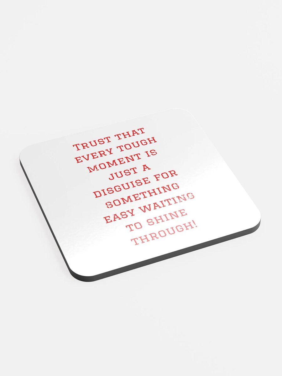 Shine Through Cork Coaster product image (2)
