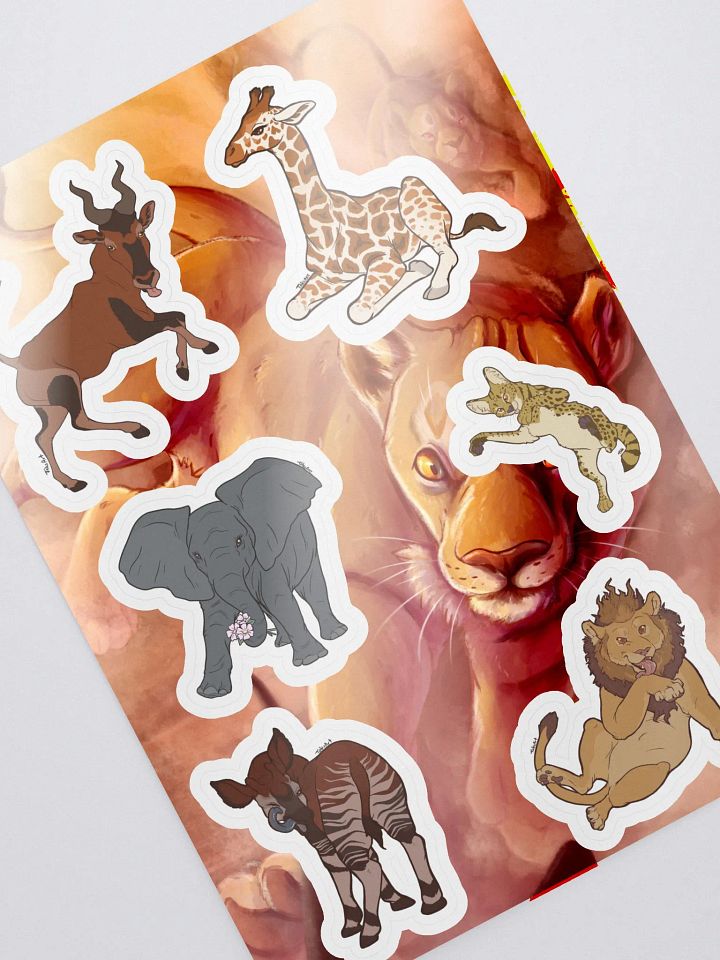 African Safari Sticker Set product image (2)