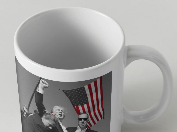 FIGHT Coffee Mug Trump Large Size product image (4)