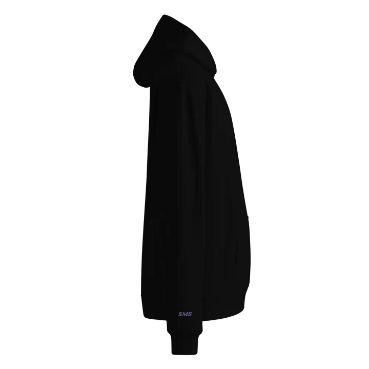 Embroidered SMS Hoodie - Purple product image (2)