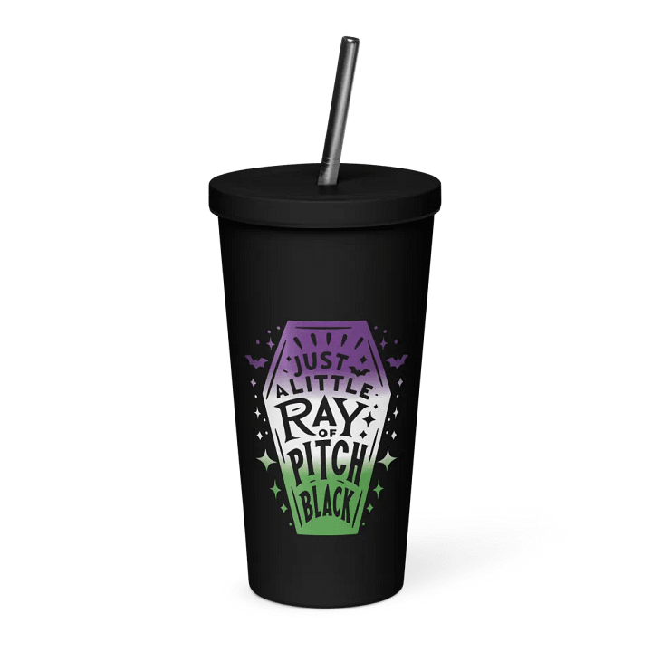 Little Ray Genderqueer Flag Insulated Tumbler product image (1)
