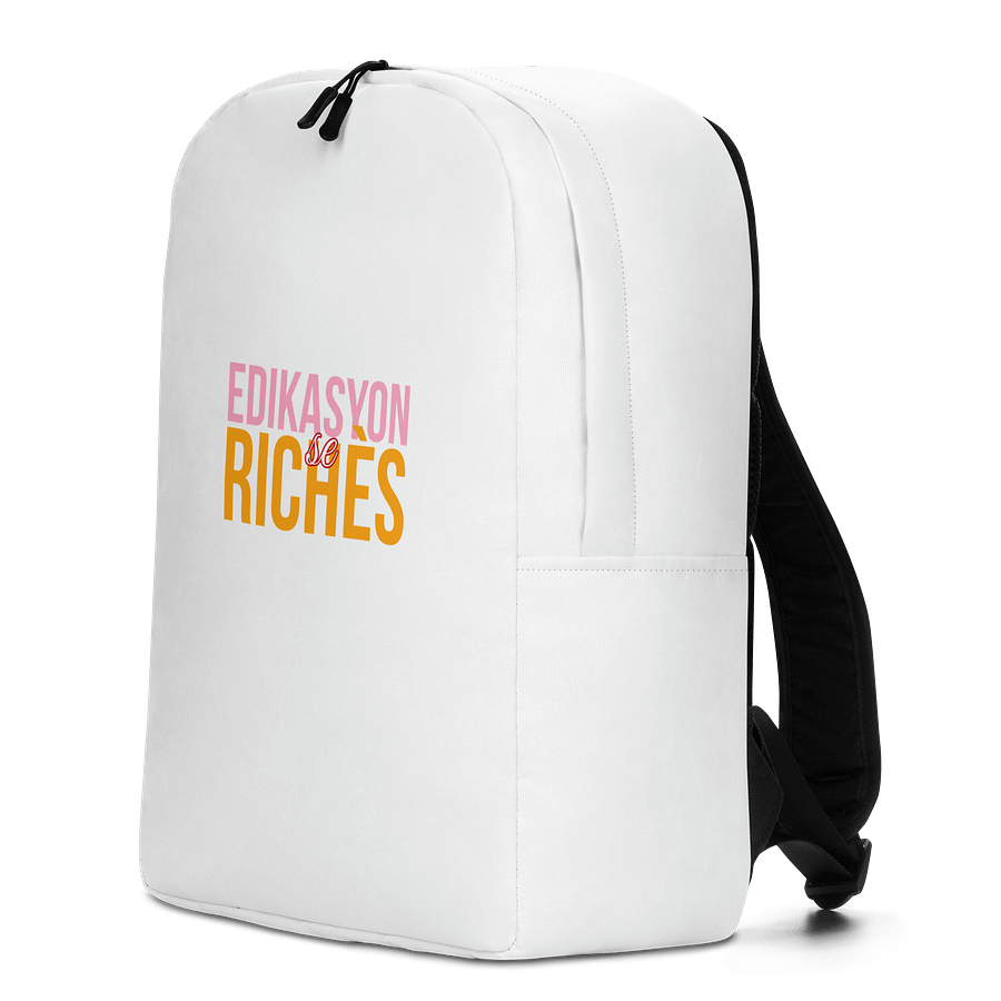 Edikasyon se Richès Minimalist Backpack – Carry Knowledge. Represent Purpose. product image (2)