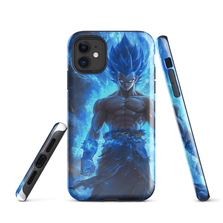 Blue Energy Anime iPhone® Tough Case product image (1)