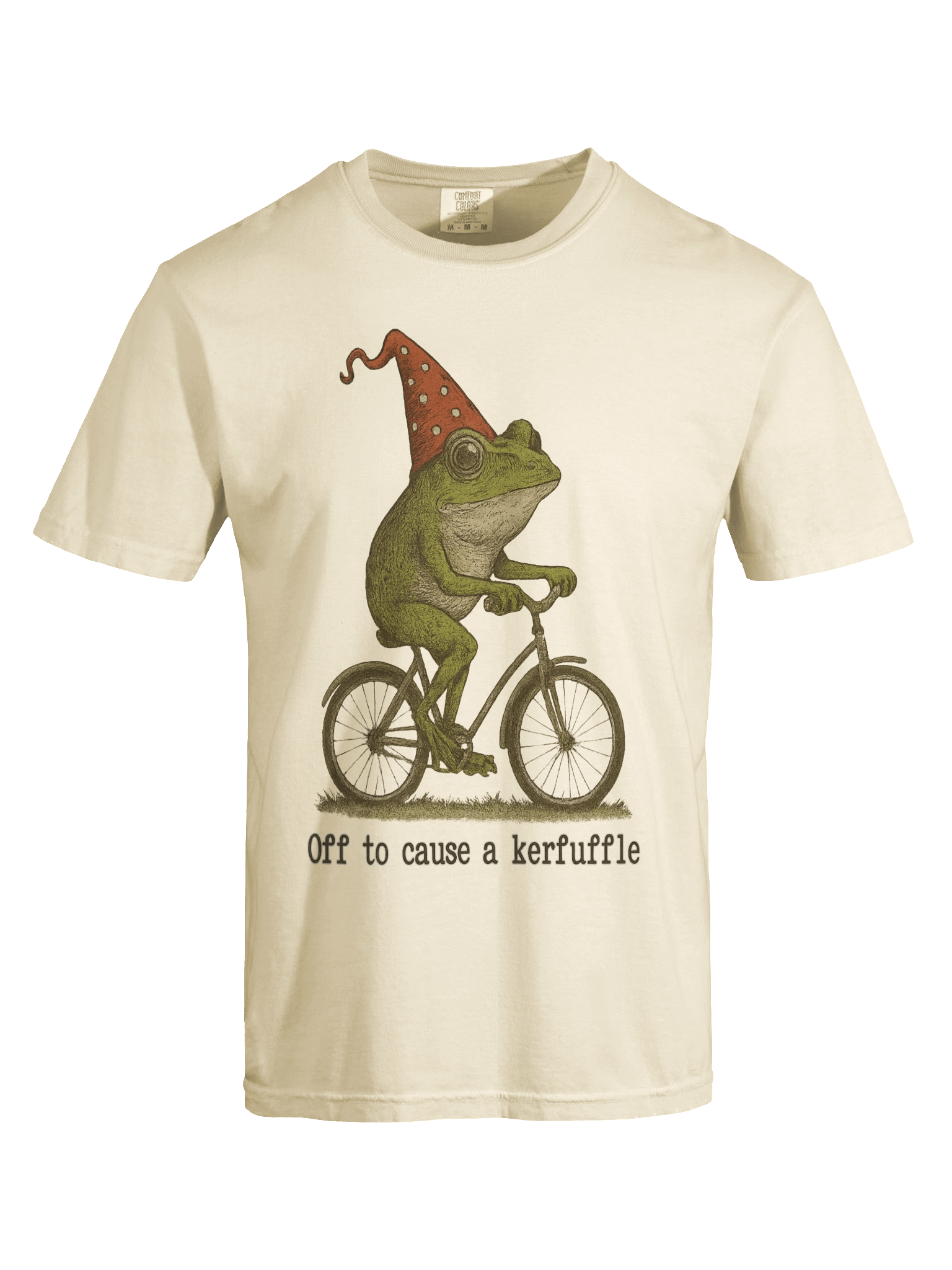 Frog on Bicycle | Wholesome Mischief Comfort Colors® Shirt product image (5)