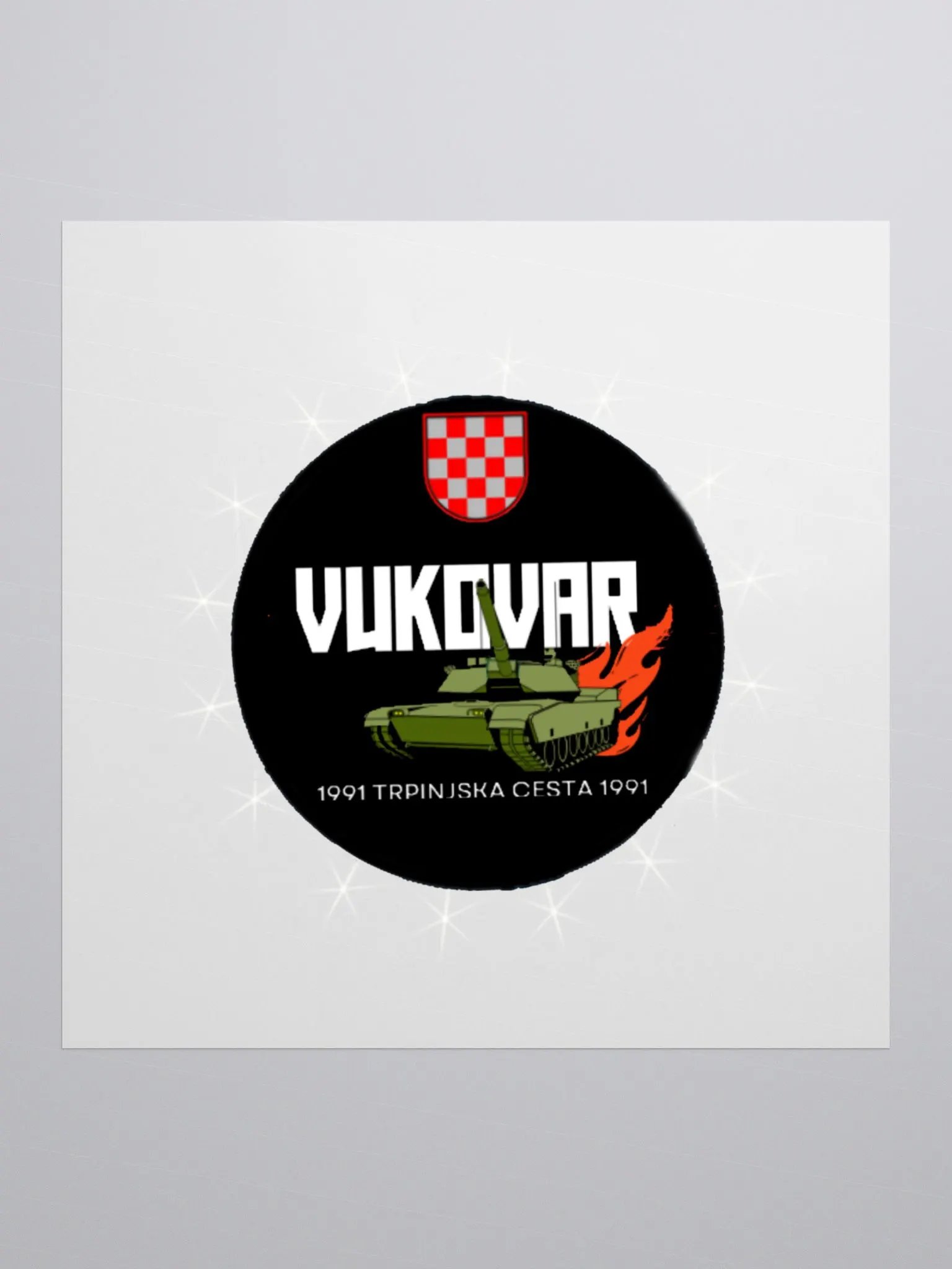 VUKOVAR Tank Memorial Stickers product image (1)