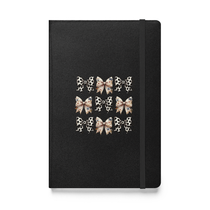 Spring Bows Soccer Chic Hardcover Journal product image (1)