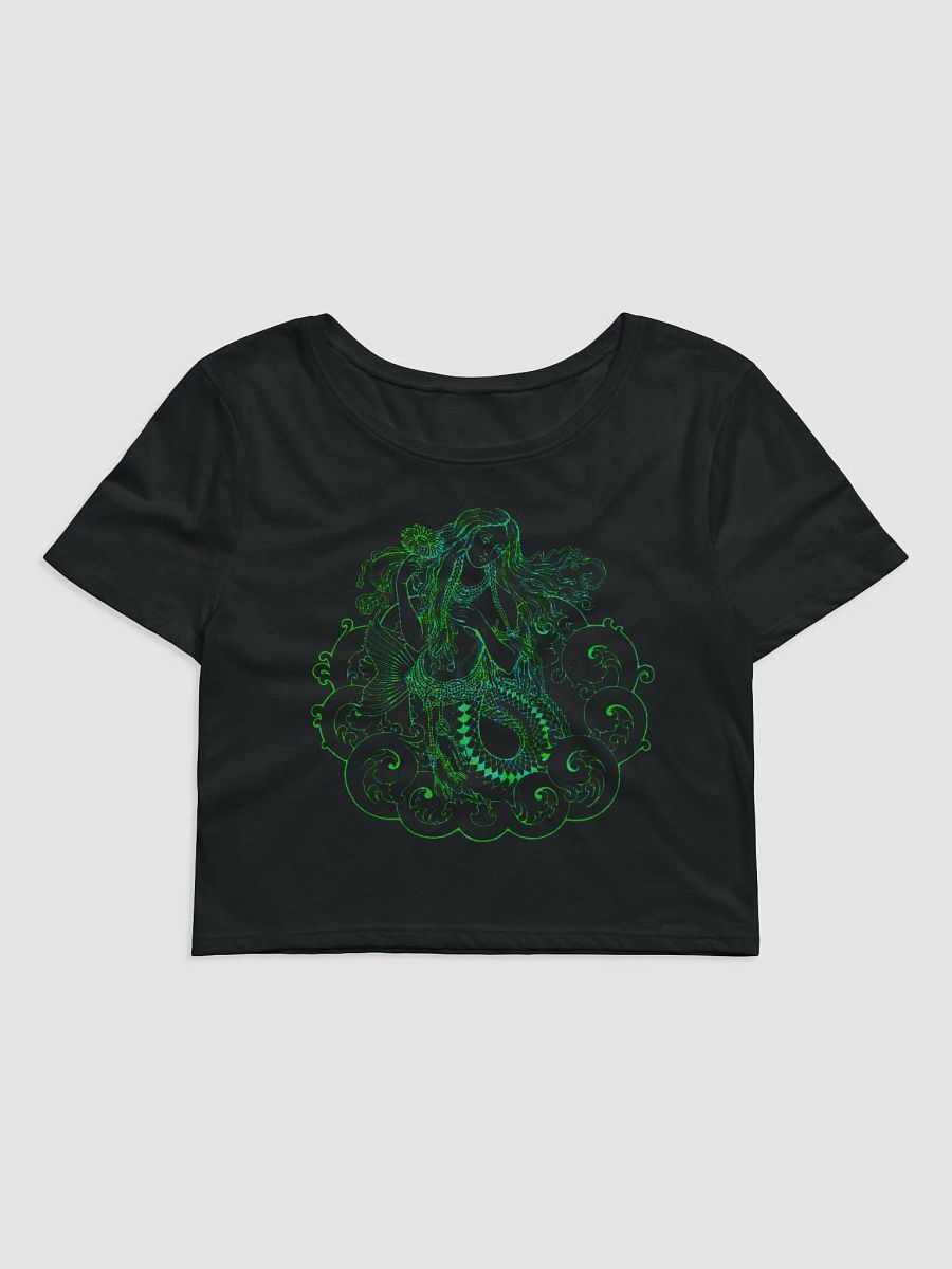 Siren's Song Cropped Black Tee product image (2)