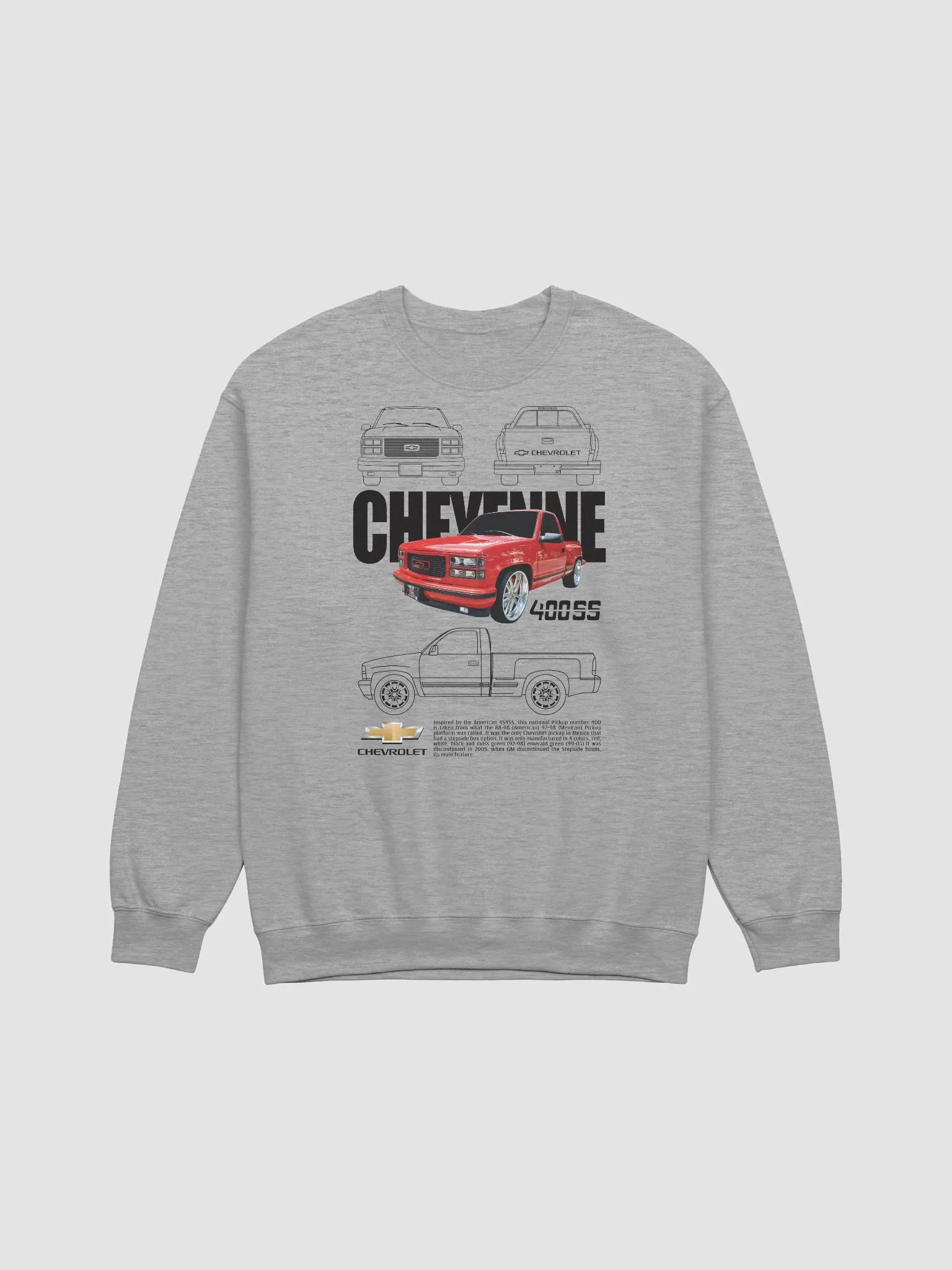 Cheyenne 400 SS Pickup Truck Crewneck product image (1)
