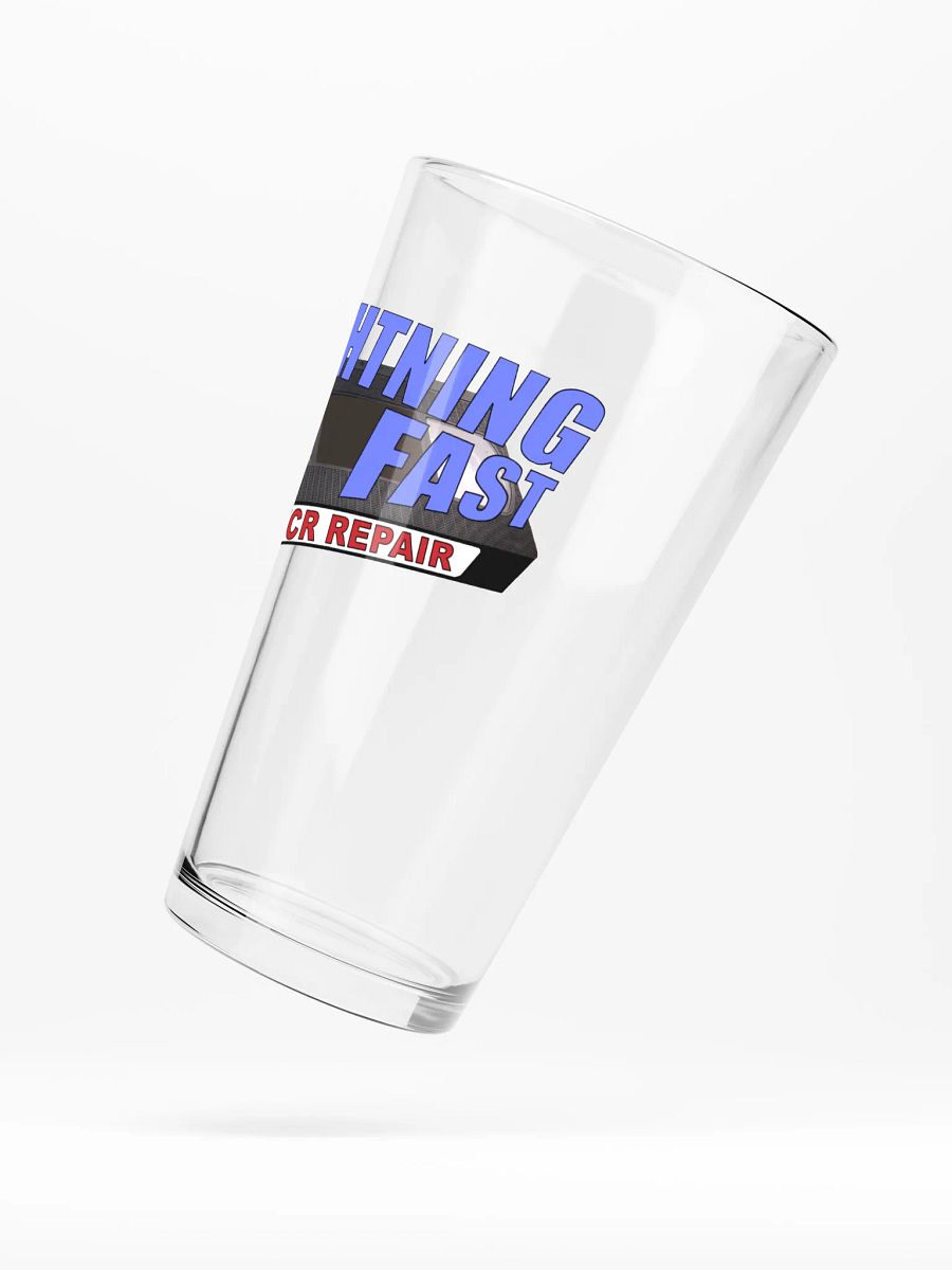 Lightning Fast VCR Repair Pint Glass product image (5)