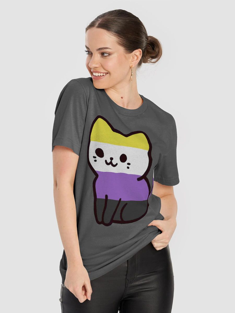 Nonbinary Pride Kitty Woman's Shirt product image (87)