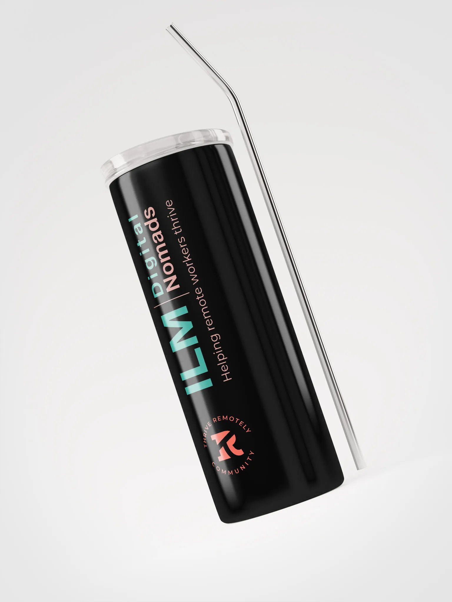 Stainless Steel Tumbler with Straw-ILM product image (3)