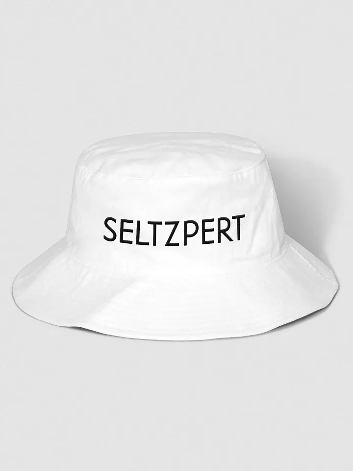 Seltzpert Flexfit Bucket Hat (White) product image (1)