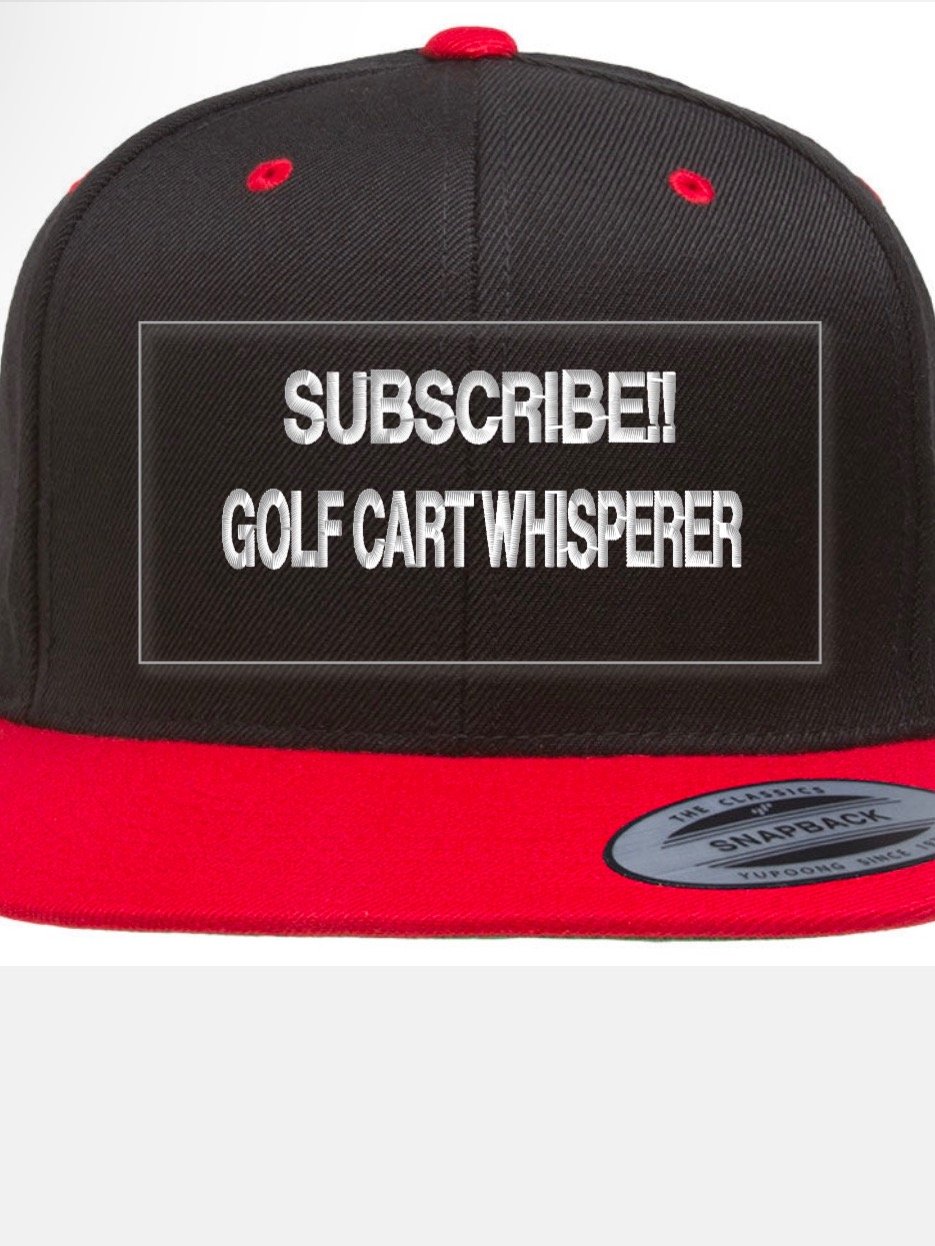 Custom golf cart whisperer embroidered hat product image (9)