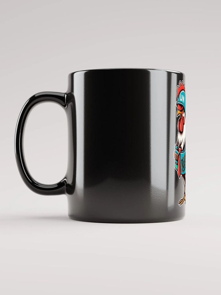 Rusty Rooster Coffee Mug in Black (Cigar-Free Edition) product image (2)