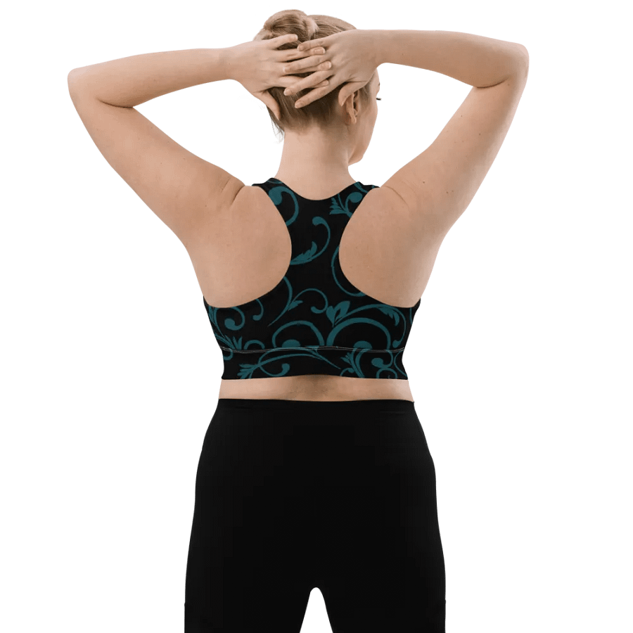 DarkTeal Twirl Bra Top product image (7)