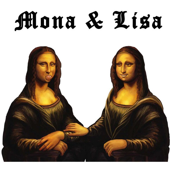 Meet our twins Mona and Lisa. A Double Art T-Shirt product image (2)