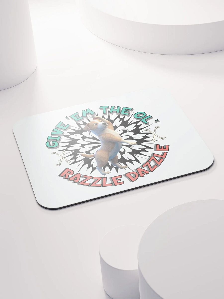 Razzle Dazzle Dog Mouse Pad product image (4)