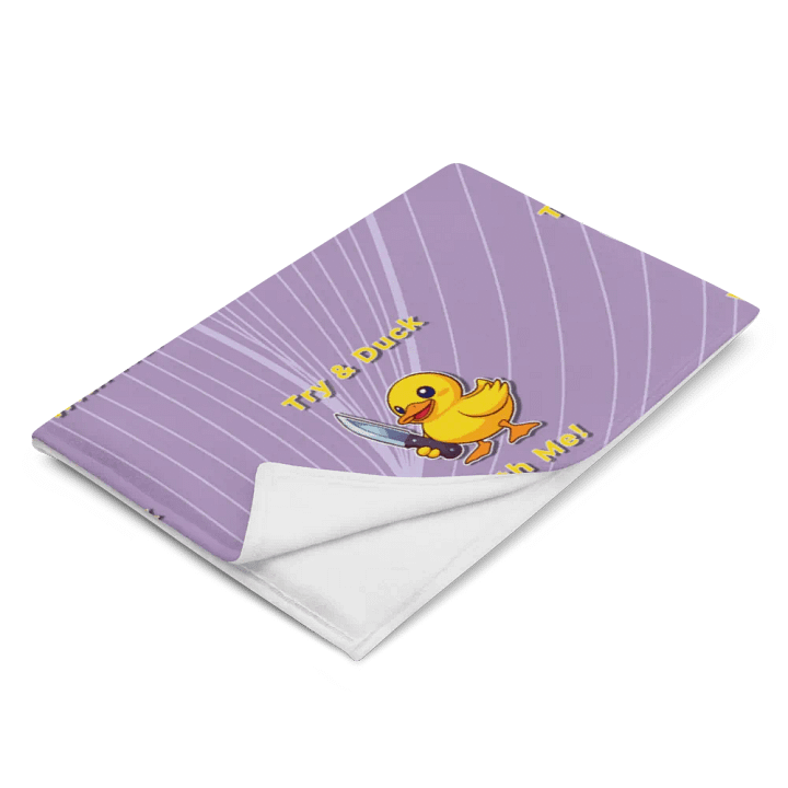 Quack & Slash Throw Blanket product image (2)