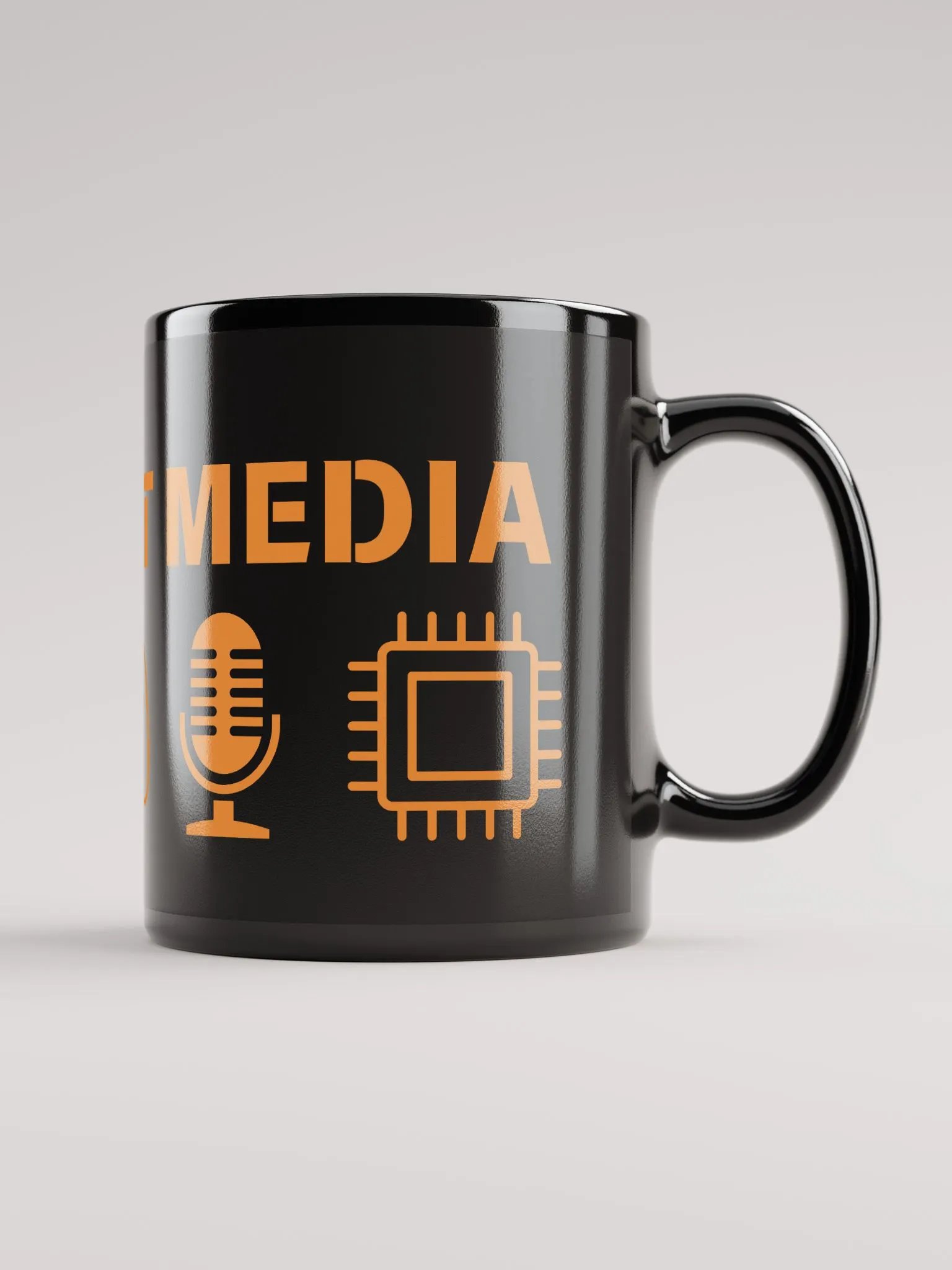 Bit By Bit Media Mug (Black) product image (1)