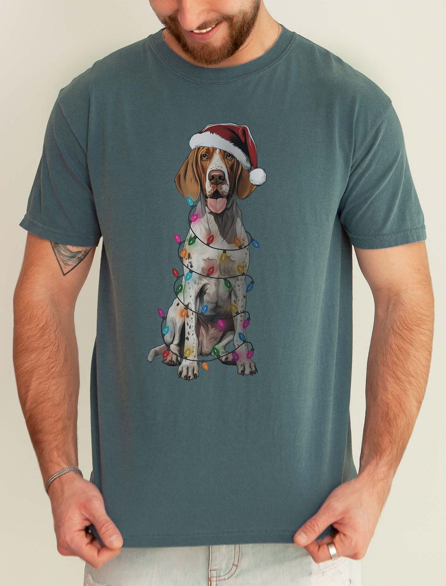 Funny Redtick Coonhound(2) Christmas T-Shirt for Coonhound Paw-rents product image (1)