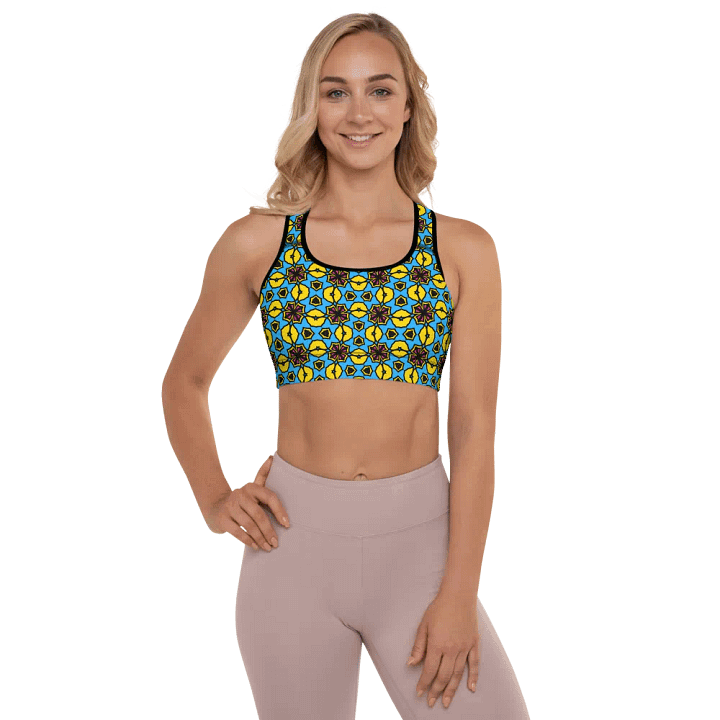 Pan Abstract (1) - Padded Sports Bra product image (1)