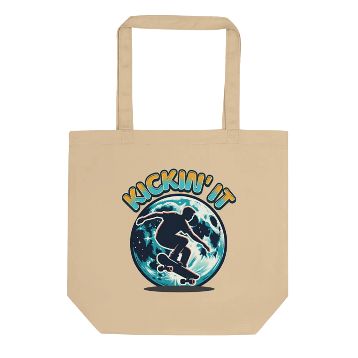 Kickin It Skateboarder Lunar Skater Tote Bag product image (1)