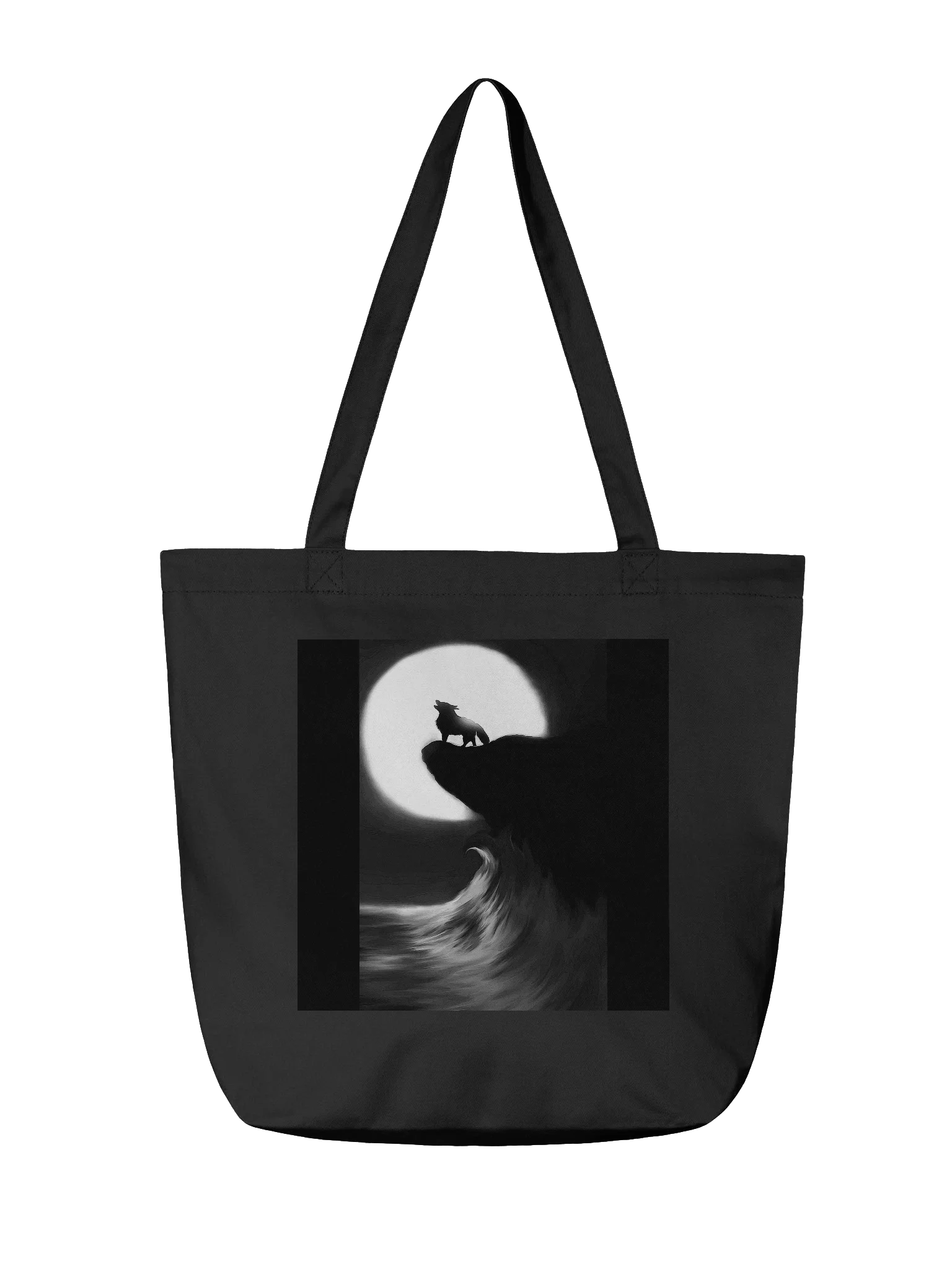 Lunar Howl Eco-Friendly Tote Bag product image (3)