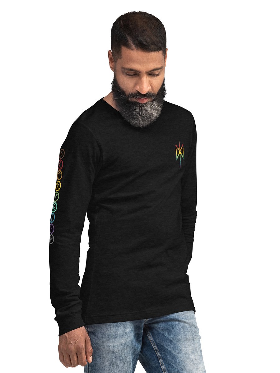 9 RINGS x BIFROST BIND RUNE UNISEX LONG SLEEVE TEE product image (3)