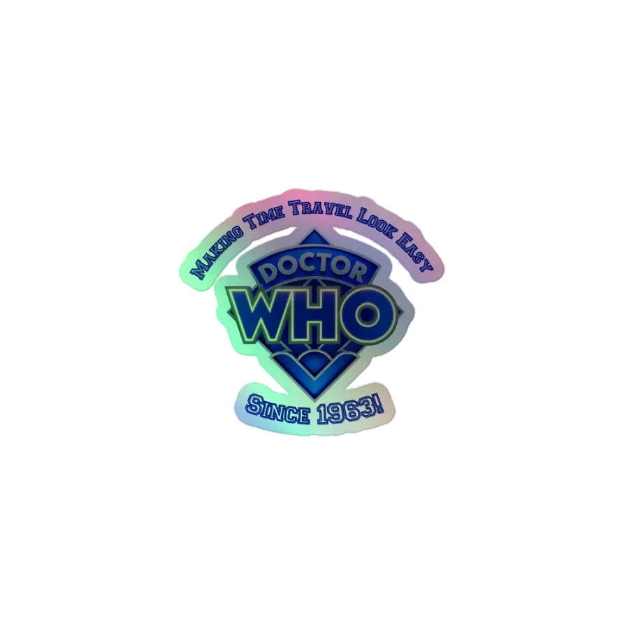 Doctor Who Time Travel Holographic Sticker Sheet product image (1)