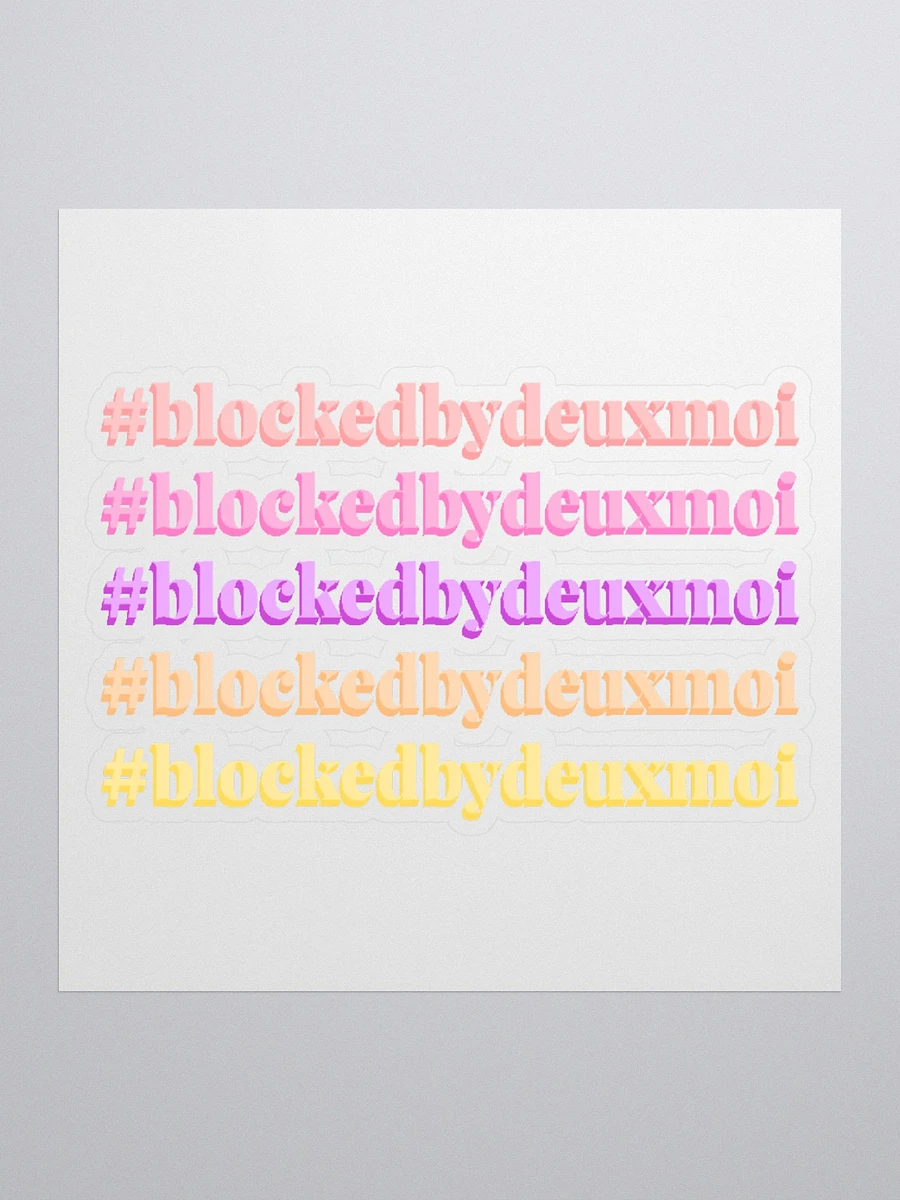 Blocked By DM Sticker - Multi product image (1)