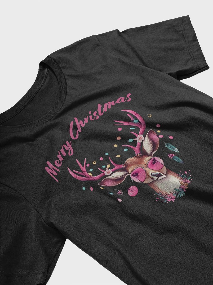 Festive Deer Merry Christmas T-Shirt product image (3)