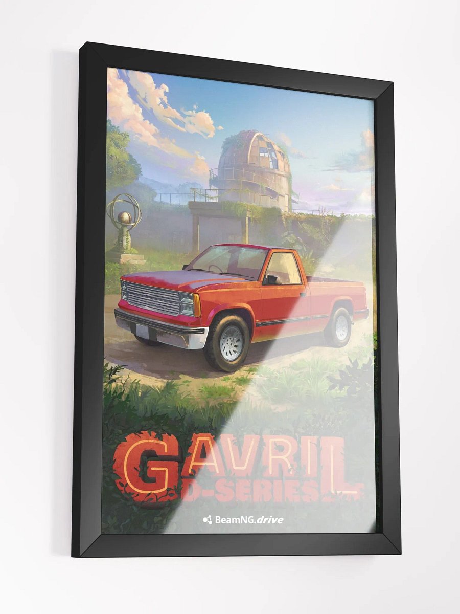 Framed Poster: Gavril D-Series Stylized product image (2)