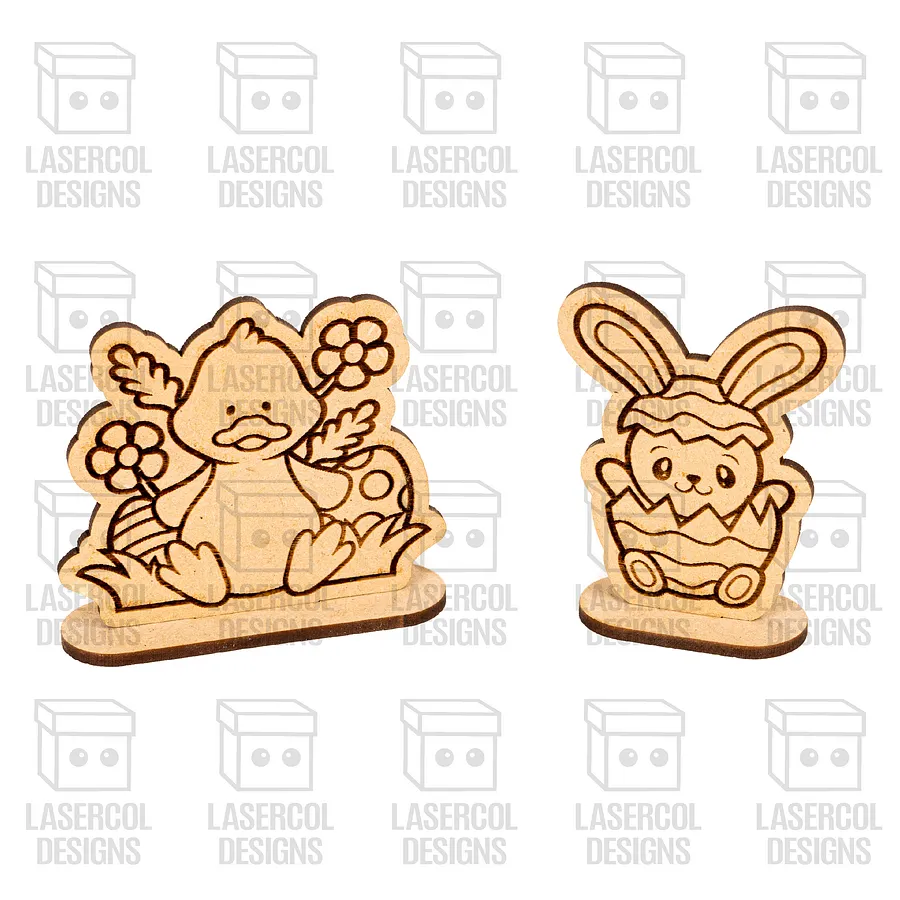 Easter Cutouts With Base Set 2 - Laser Cut Files product image (4)