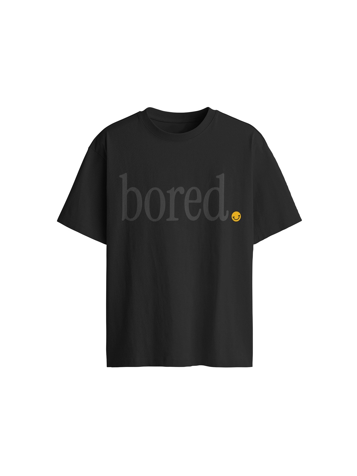 Big Bored (In Black) - A Premium Relaxed Fit DTG Printed Tee product image (1)
