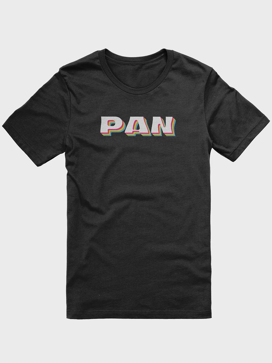 Pan Flag Retro Text T-Shirt product image (5)