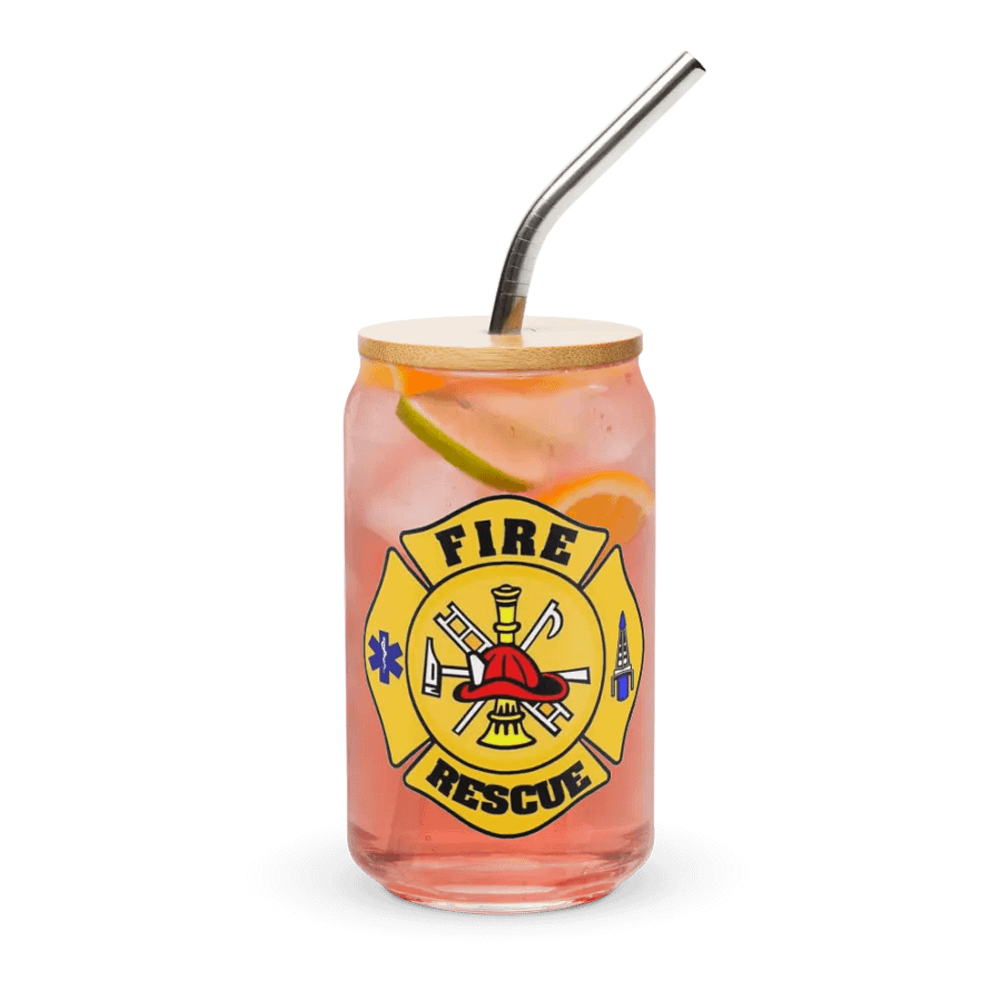 Can-Shaped Glass with Lid & Straw product image (5)