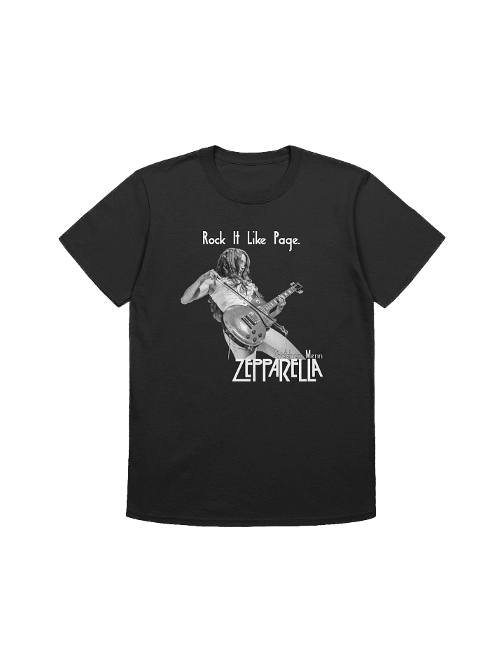 Rock It Like Page - Gretchen Menn Tee - Black and White Design product image (1)
