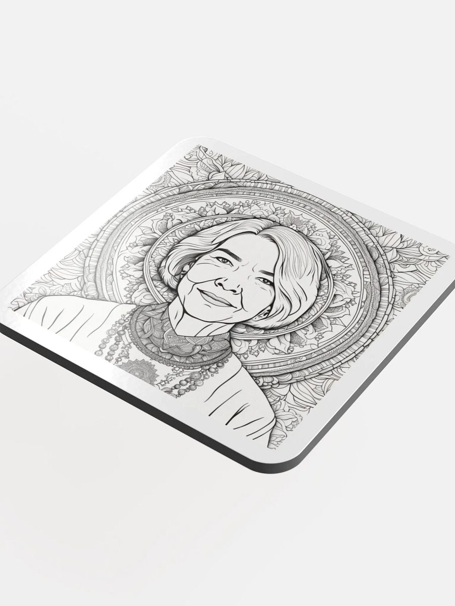 Mandala Muse Glossed Cork Coaster product image (4)