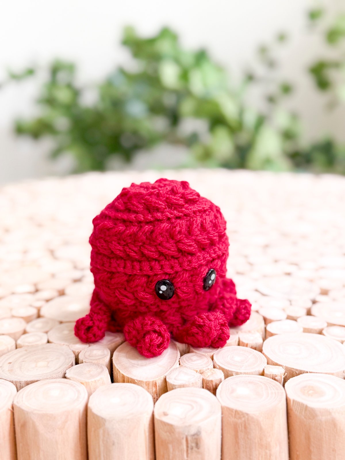 Amigurumi Octopus Crochet Pattern | No-Sew Wheat Stitch Design product image (5)