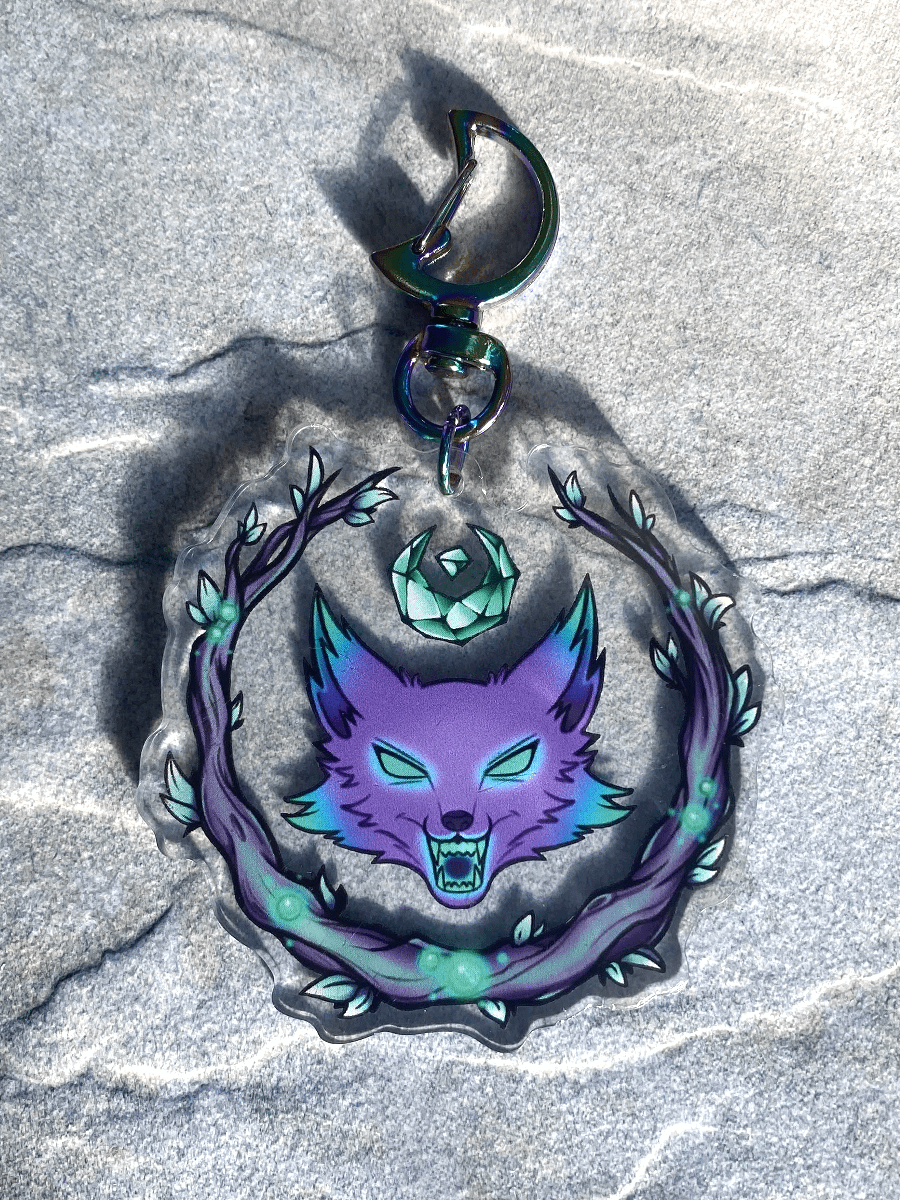 Fox Den Acrylic Keychain product image (4)