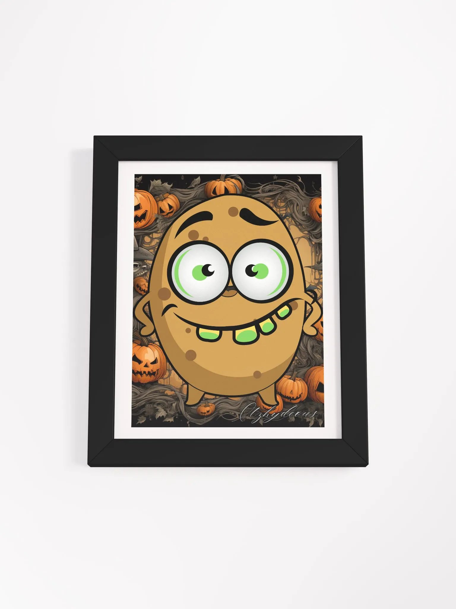 Spooky Halloween Cartoon Framed Poster product image (1)