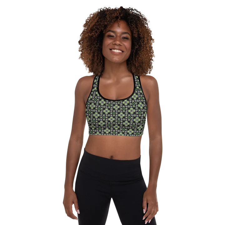 Aromantic Abstract (1) - Padded Sports Bra product image (1)